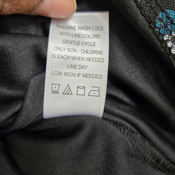 Counterparts Vtg Y2K Twee Polka Dot Drape Cowl Neck Semi-Sheer Artsy Mesh Top S - Picture 9 of 11